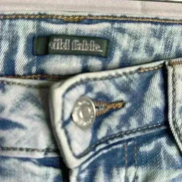 Light Blue Flare cut  denim size 2 - Picture 2 of 7